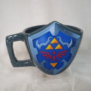 The Legend Of Zelda Mug Hylian Shield Gray Nintendo 2015 Paladone Coffee Cup